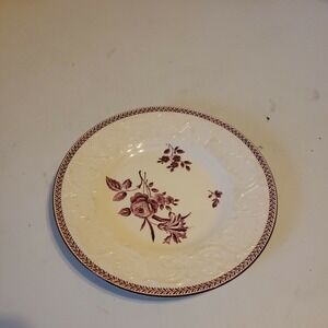 Wedgwood Salad Plate - Patrician 6 1/2" Flower  Embossed Rim